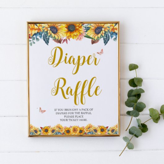 Poster Signe de carapace de tournesol d'aquarelle