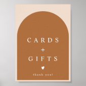 POSTER SIGNE DE CARTES ET DONS GRATUITS ET ORANIQUES ARRÊ (Devant)