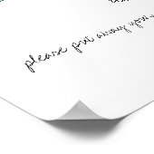 Poster Signe de cérémonie Mariage débranché Tatouage insp (Coin)