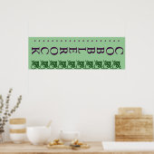 POSTER SIGNE DE COBLEROCK (Cuisine)