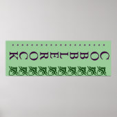 POSTER SIGNE DE COBLEROCK (Devant)