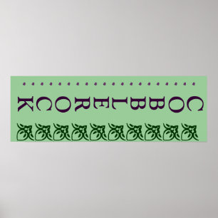 POSTER SIGNE DE COBLEROCK