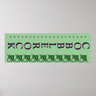 POSTER SIGNE DE COBLEROCK
