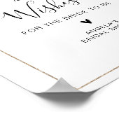 Poster signe de conseil et de voeux pour la verdure eucal (Coin)