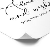 Poster Signe de conseils et de souhaits minimaux pour la  (Coin)