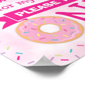 POSTER SIGNE DE FÊTE DE FEMME 1ER ANNIVERSAIRE DE LA FILL (Coin)