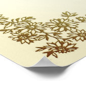 Poster Signe de fête décorative de mariage à la frontière (Coin)