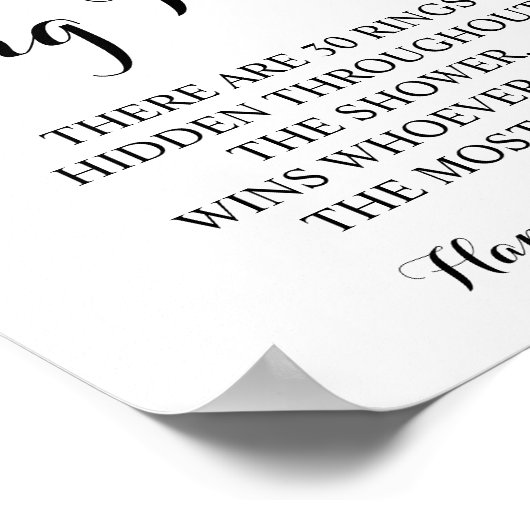 Poster Signe de Fête des mariées de tournesol Chasse à an (Coin)