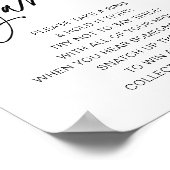 Poster SIGNE DE Fête des mariées DU JEU DE Bague EVERLEIG (Coin)