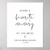 Poster SIGNE DE Fête des mariées Mémoire Favorite STELLA (Devant)