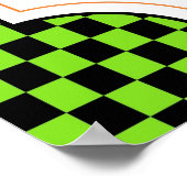 Poster signe de fête d'halloween essayez le signe de barr (Coin)