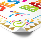 POSTER SIGNE DE FÊTE DU PARTI DESSERT (Coin)