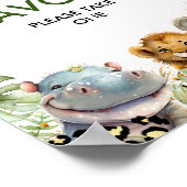 Poster SIGNE DE FÊTE Jungle Safari Favari (Coin)