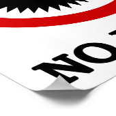 Poster SIGNE DE Fruit Tropical NON Durian (Coin)