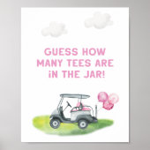 Poster Signe de golf Tee - shirt (Devant)