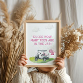 Poster Signe de golf Tee - shirt