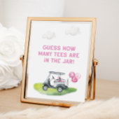 Poster Signe de golf Tee - shirt