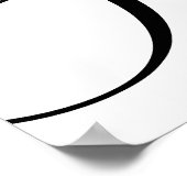 Poster Signe de grande vente, Signe de fin de saison, 50% (Coin)