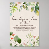 Poster SIGNE DE JEU Baby shower Animaux de forêt (Devant)