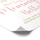 Poster Signe de jeu de ventre de maman (Coin)