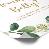 Poster Signe de jeu de ventre de maman (Coin)