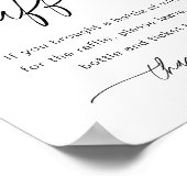 Poster SIGNE DE JEU Fête des mariées Raffin Vin EVERLEIGH (Coin)