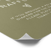 Poster SIGNE DE JEU MARLO Boho Olive Green Diaper (Coin)