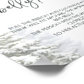 Poster Signe de jeu pour Baby Shower d'hiver : Quelle est (Coin)