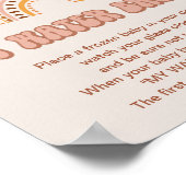 Poster SIGNE DE JEU super Baby shower My Water Broke (Coin)