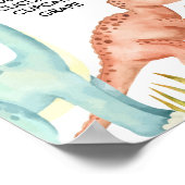 POSTER SIGNE DE JEUX DE L'ANNIVERSAIRE DES DINORES DE LA  (Coin)