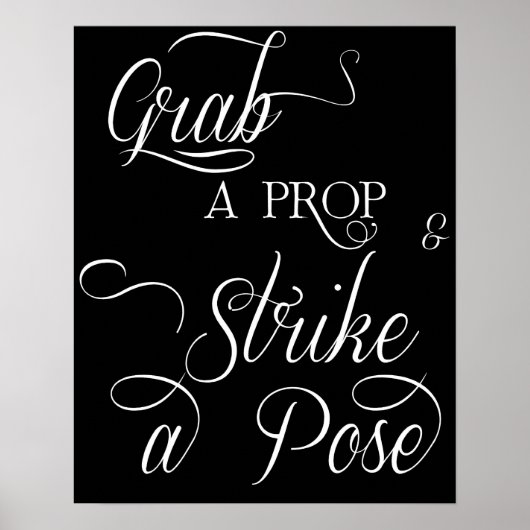 Poster Signe de la cabine photo mariage (Devant)