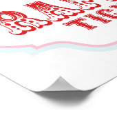 Poster Signe de la caisse du billet de Raffle (Coin)