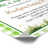 Poster Signe de la capsule d'anniversaire d'un canard cha (Coin)