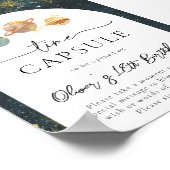 Poster Signe de la capsule de temps d'espace 5x7 | Annive (Coin)