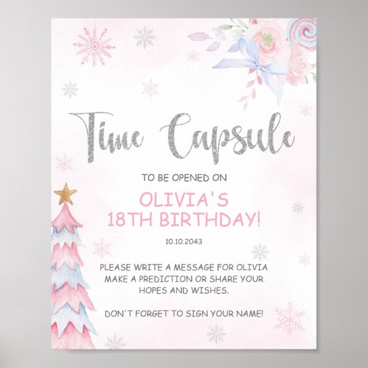 Poster Signe de la Capsule d'hiver (Devant)