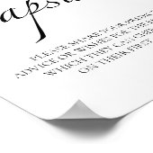 Poster Signe de la capsule du premier anniversaire du mar (Coin)