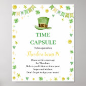 Poster Signe de la capsule horaire de Saint Patrick Lucky (Devant)