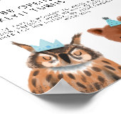 Poster Signe de la capsule temporelle | Boy Woodland fête (Coin)