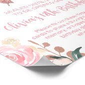 Poster Signe de la capsule temporelle du papillon rose de (Coin)