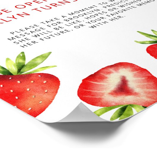 Poster Signe de la capsule temporelle | Fête d'anniversai (Coin)