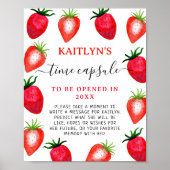 Poster Signe de la capsule temporelle | Fête d'anniversai (Devant)