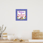 Poster Signe de la classe de l'enseignant de l'école par (Cuisine)
