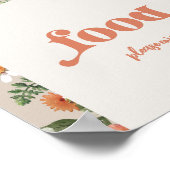 Poster SIGNE DE LA FÊTE ALIMENTAIRE fleur sauvage (Coin)