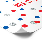 Poster Signe de la fête de graduation de Walking Tacos Pa (Coin)