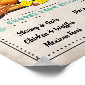 Poster Signe de la fête de l'alimentation Soul (Coin)