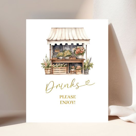 Poster Signe de la fête des boissons de la marque