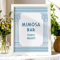 Signe de la fête du Mimosa Bar pour l'événement th