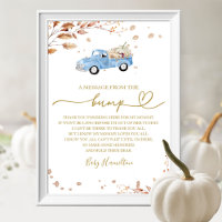 Signe de la future maman pour une Baby Shower d'au