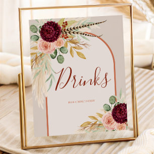 Poster SIGNE DE LA GARE DE Pampas Rustic Western Drills S