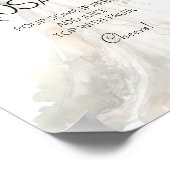 Poster SIGNE DE LA Mariage Mariée Gown Mimosa Bar (Coin)